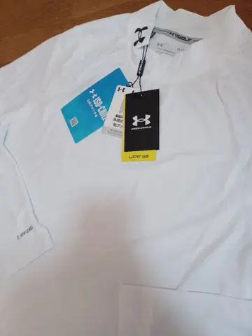 언더아머 골프용 컴프 셔츠 XL 화이트 UA 아이소