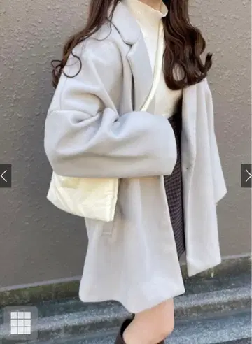 [ GRL ] 루즈 테일러드 코트 ( 라이트 블루 )