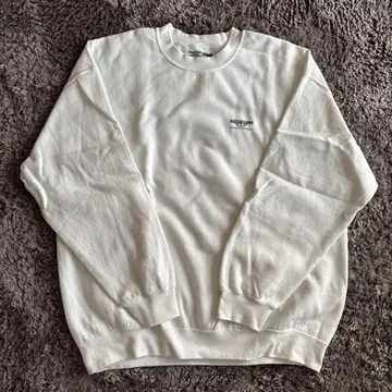 SUPERMARKET 크루넥 맨투맨 화이트 슈퍼마켓