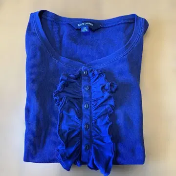 랄프 로렌 프릴 긴팔 상의