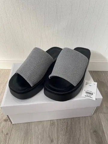 LIFESM 리브 그레이 통굽 샌들 L 사이즈