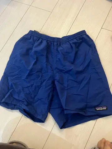 Patagonia 네이비 숏팬츠 배기 파랑 S