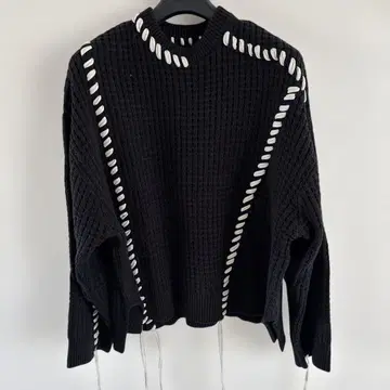 MAISON SPECIAL 오버 사이즈 니트 02 블랙