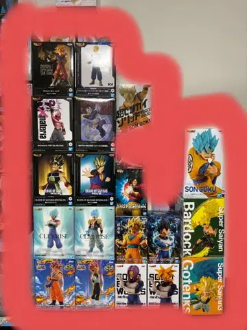 드래곤볼 피규어 묶음 판매 19점