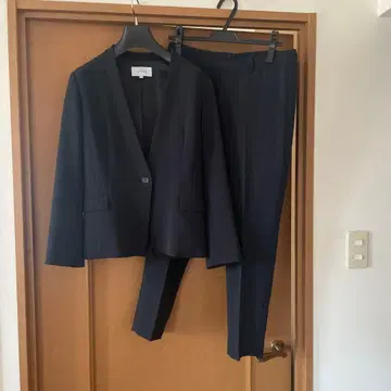UNTITLED 네이비 팬츠 수트 사이즈 2