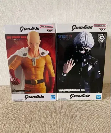 원펀맨&도쿄 구울 Grandista 사이타마&카네키 켄 피규어