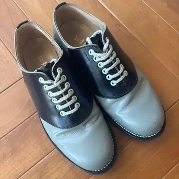 [ vintage ] REGAL 안장 신발 24.5 일본제 그레이블랙