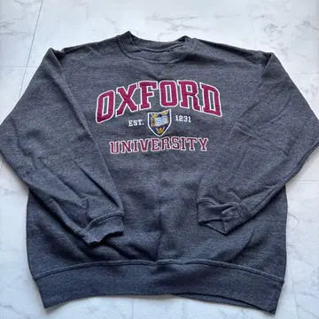 OXFORD UNIVERSITY 트레이닝복 그레이 (구제 의류)
