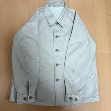 유니클로 U 오버 사이즈 컬러 데님 자켓 M 내추럴