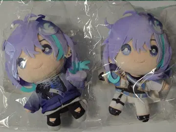 홀로스타즈 미나세 린오 봉제 인형 키링 2종 세트