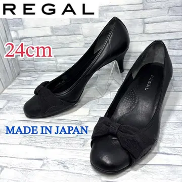REGAL 리걸 펌프스 하이힐 천연 가죽 일본제 블랙 24cm