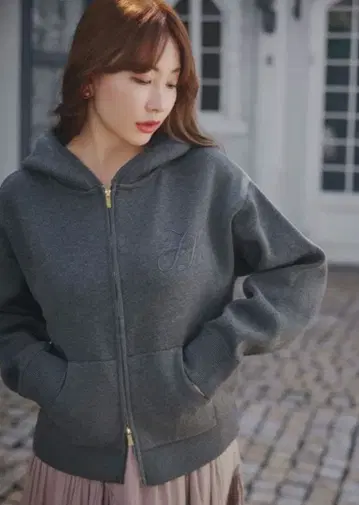herlipto Smooth Knit Hoodie 새상품 gray