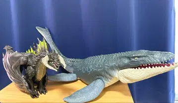 마텔 모사사우루스 해즈브로 드래곤 피규어