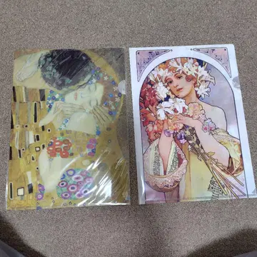 알폰스 무하 꽃 구스타프 클림트 키스 파일