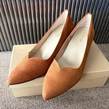 [ 미사용품 ] velikoko 펌프스 카멜 25cm ( 힐 5cm )