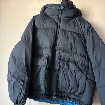 후드 부착 리버서블 다운 자켓 유니클로