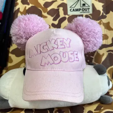 미키마우스 폼폼 포함 캡