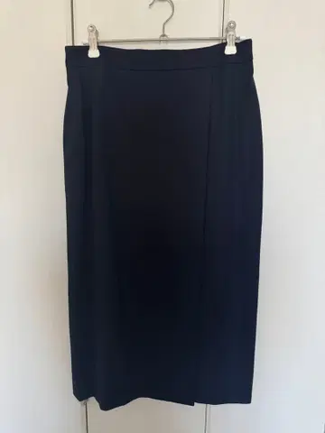 theoryluxe 네이비 삭소니 스커트 38