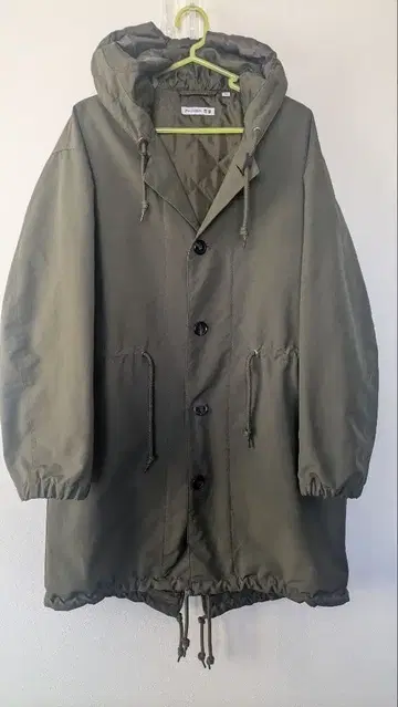 UNIQLO x JW ANDERSON 모즈 코트 올리브 남성용 유니클로