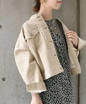 SHIPS any CIMARRON JEANS 노카라 데님 자켓