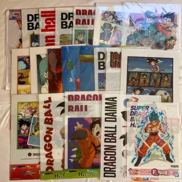 드래곤볼 클리어 포스터 비주얼 시트 다이컷 비주얼 보드