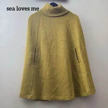 sea loves me * 니트 판초