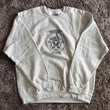 SUPERMARKET 맨투맨 화이트 슈퍼마켓