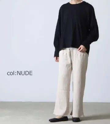 THE HINOKI 오가닉 코튼 리브 팬츠