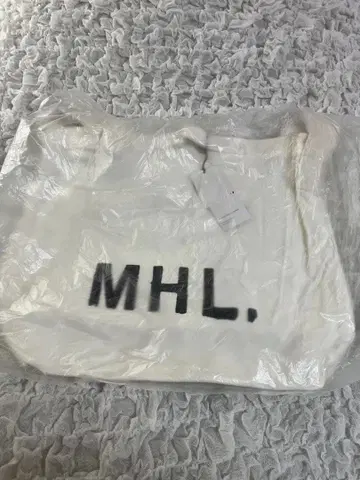 새상품 MHL 숄더 토트백 화이트 마가렛호웰