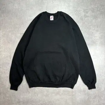 90s USA JERZEES 블랙 무지 맨투맨 XL 사이즈 빈티지