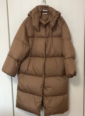 새상품급 Mila Owen (미라 오웬) 부드러운 롱 다운 브라운