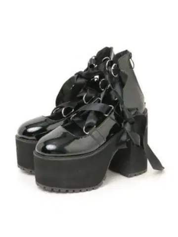 BUBBLES 버블 새틴 리본 업 슈즈