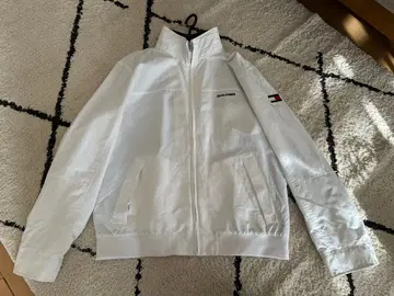 TOMMY HILFIGER 화이트 나일론 자켓