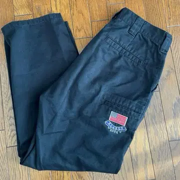 XLARGE 블랙 워크 팬츠 30인치