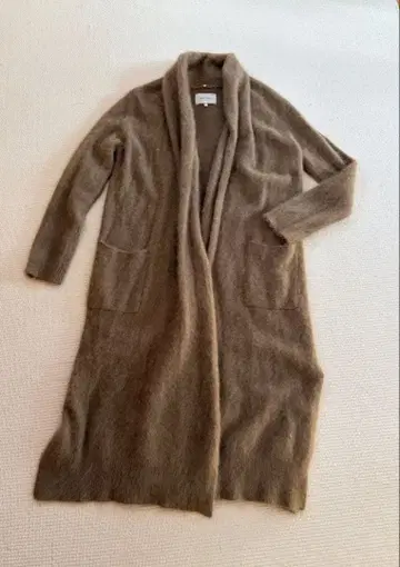 BEIGE 울 롱 가디건