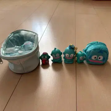 스카이블루 애니메이션 캐릭터 키링 세트