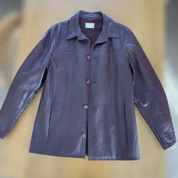 브라운 가죽 자켓 M 사이즈