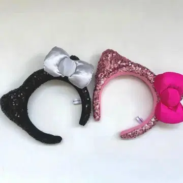 USJ 헬로키티 스팽글 머리띠 2개 세트