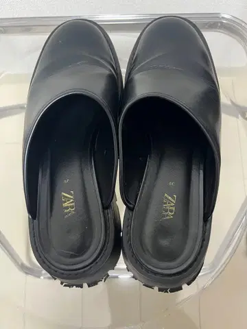 ZARA 샌들 뮬 슈즈 스니커즈 블랙 사이즈 39