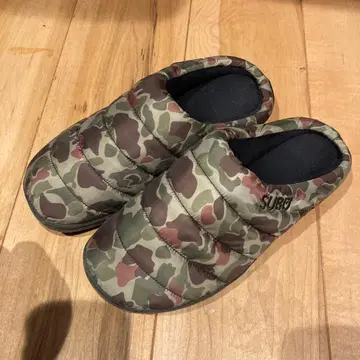 SUBU 카모 패턴 슬리퍼