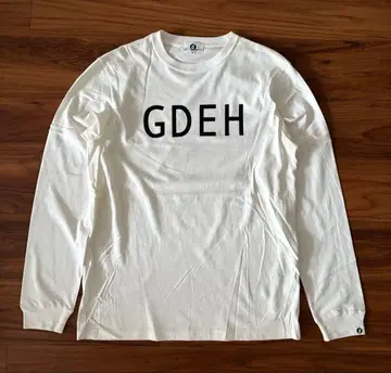 GDEH 화이트 긴팔 티셔츠