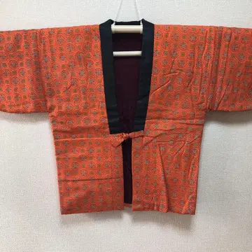 여성용 새상품급 오렌지 꽃무늬 덧옷 짱짱코 FREE