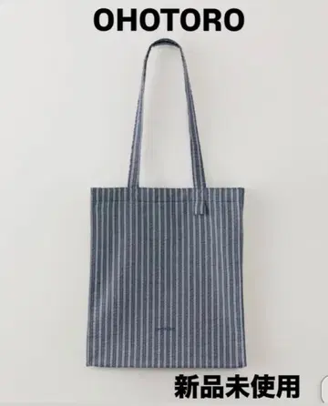 미사용 새상품 OHOTORO Flow Stripe Eco Bag