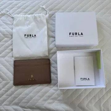 FURLA 훌라 브라운 카드 케이스