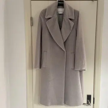 아나이 알파카 혼방 코트