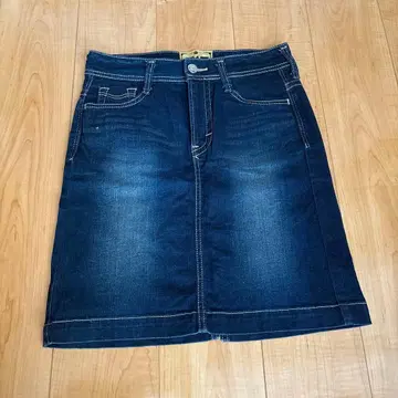 C-Seventeen 다크 데님 타이트 스커트 M