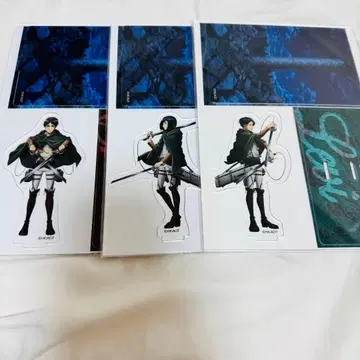 진격의 거인 배경 포함 아크릴 스탠드 헥사라이드