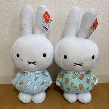 미피 아이스크림 패턴 토끼 봉제 인형 약 50cm 새상품