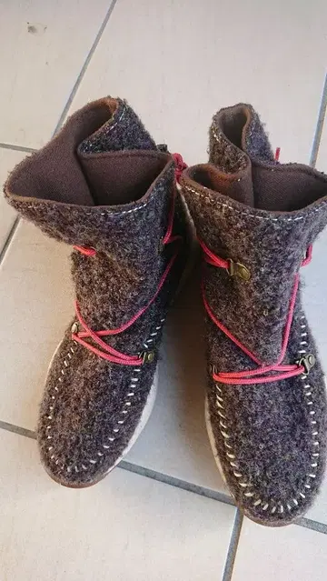 OUTDOOR 어그 부츠 24.0 cm 다크 브라운