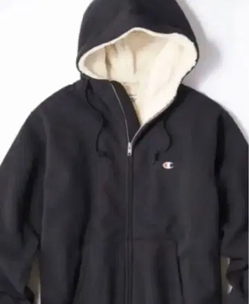 새상품급 Champion 보아 후드티 L 네이비